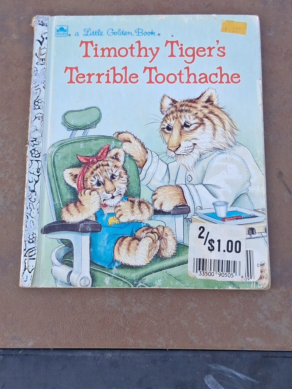 Little Golden Book - Timothy Tiger's Terrible Toothache